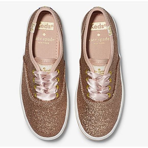 kate spade Other - Girls Kate Spade Glitter Keds
